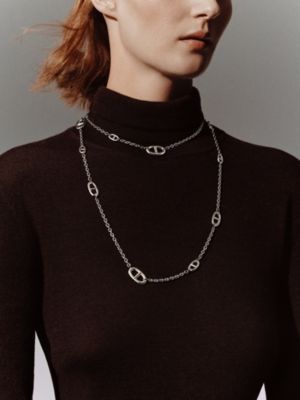 saki　新品HERMES ファランドール ロングネックレス 120cm ロングネックレス 《ファランドール》 120 | Hermès - エルメス-公式サイト